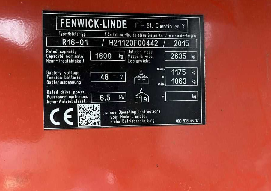 Linde R16 - Retrak: obrázek 4 Linde R16 - Retrak: obrázek 4