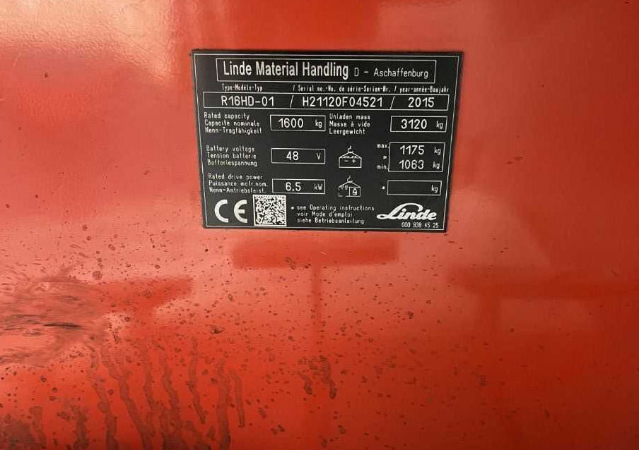 Linde R16HD-01 - Retrak: obrázek 4 Linde R16HD-01 - Retrak: obrázek 4