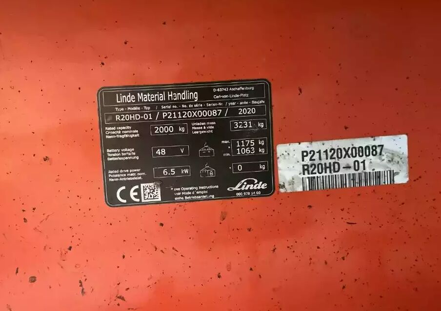 Linde R20HD-01 - Retrak: obrázek 4 Linde R20HD-01 - Retrak: obrázek 4