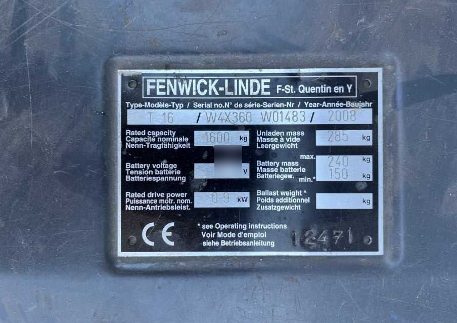 Linde T16 - Paletový vozík: obrázek 4 Linde T16 - Paletový vozík: obrázek 4