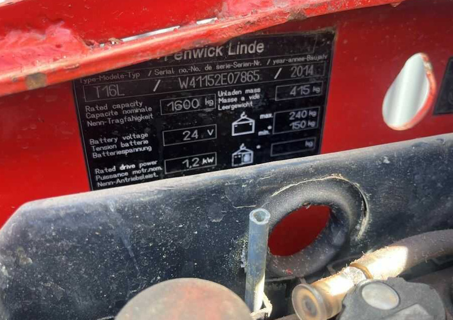 Linde T16L - Paletový vozík: obrázek 5 Linde T16L - Paletový vozík: obrázek 5