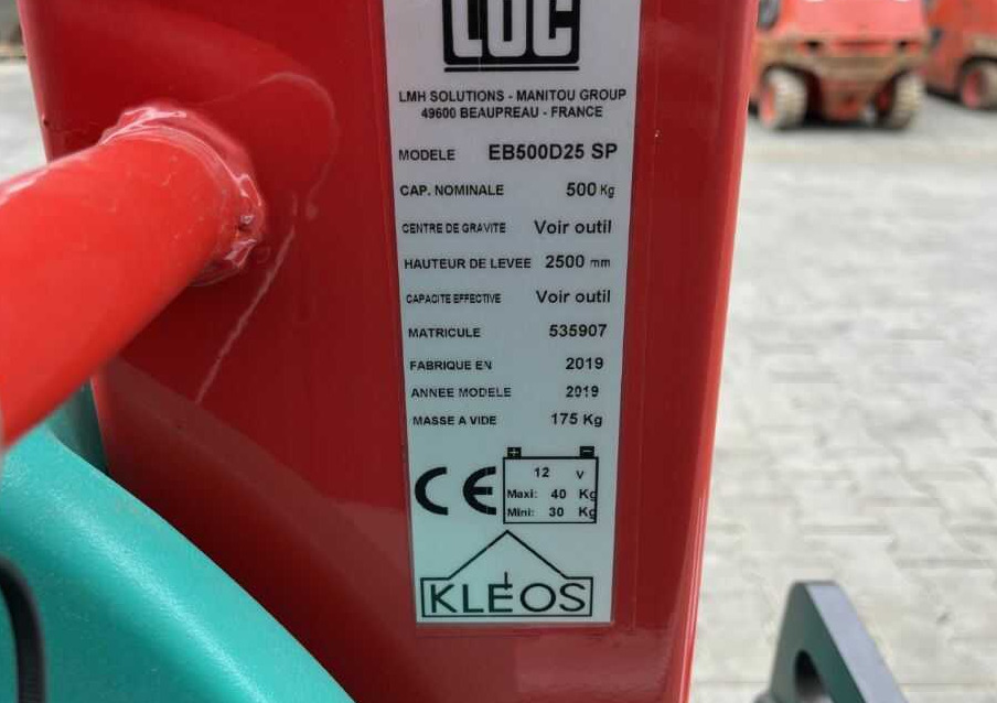 Loc EB500 - Paletový vozík: obrázek 4 Loc EB500 - Paletový vozík: obrázek 4