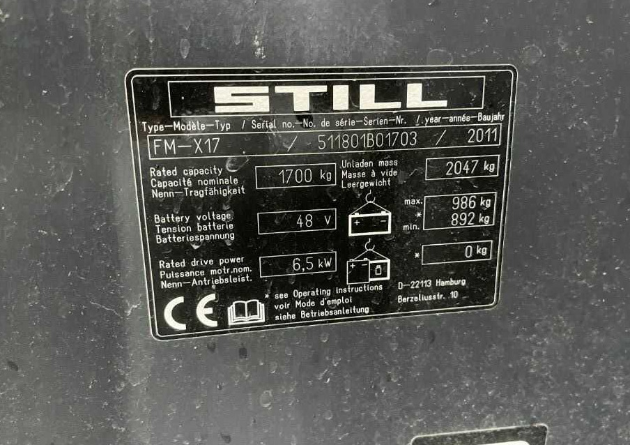 Still FM-X17 - Retrak: obrázek 4 Still FM-X17 - Retrak: obrázek 4