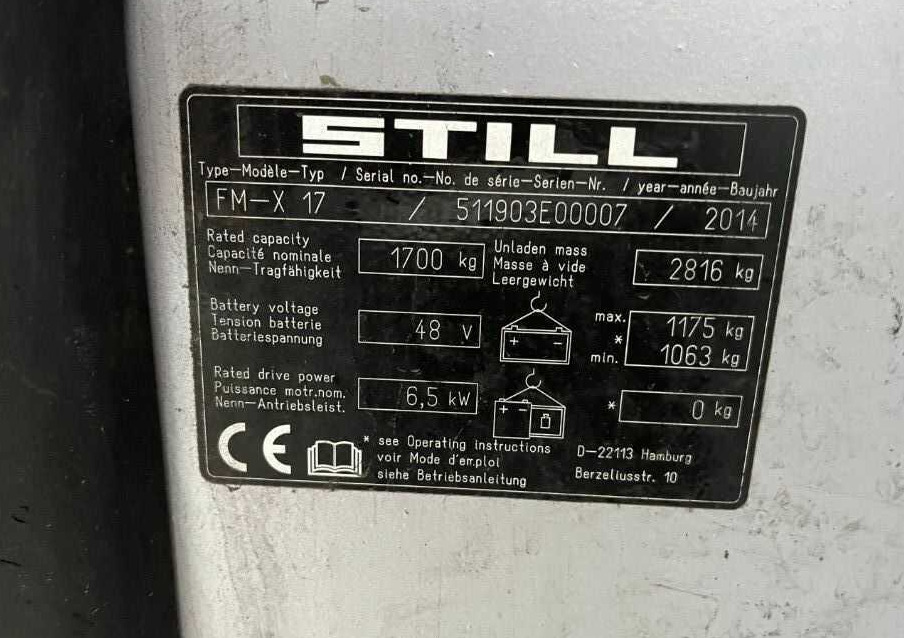 Still FM-X17 - Retrak: obrázek 4 Still FM-X17 - Retrak: obrázek 4