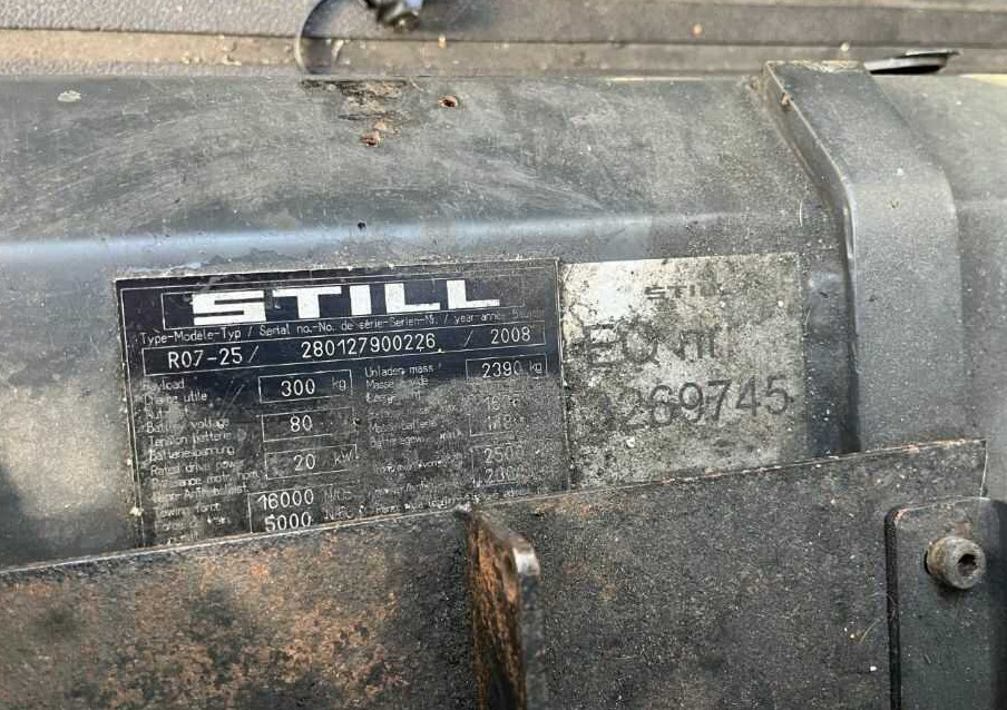 Still R07-25 - Elektrický tahač: obrázek 4 Still R07-25 - Elektrický tahač: obrázek 4