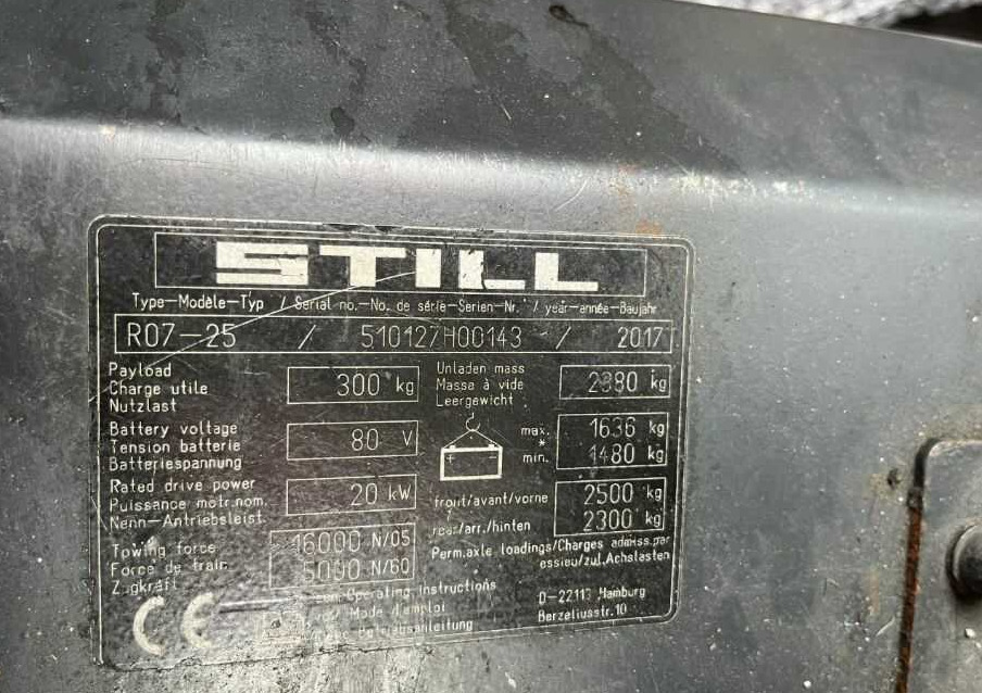 Still R07-25 - Elektrický tahač: obrázek 4 Still R07-25 - Elektrický tahač: obrázek 4