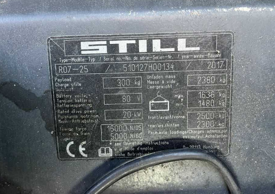 Still R07-25 - Elektrický tahač: obrázek 4 Still R07-25 - Elektrický tahač: obrázek 4