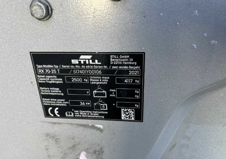 Still RX70-25T - Plynový vysokozdvižný vozík: obrázek 4 Still RX70-25T - Plynový vysokozdvižný vozík: obrázek 4
