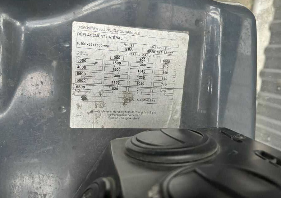Toyota 8FBE15T - Elektrický vysokozdvižný vozík: obrázek 5 Toyota 8FBE15T - Elektrický vysokozdvižný vozík: obrázek 5