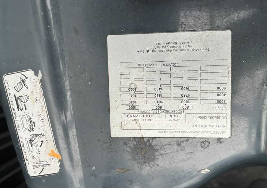 Toyota 8FBE18T - Elektrický vysokozdvižný vozík: obrázek 5 Toyota 8FBE18T - Elektrický vysokozdvižný vozík: obrázek 5