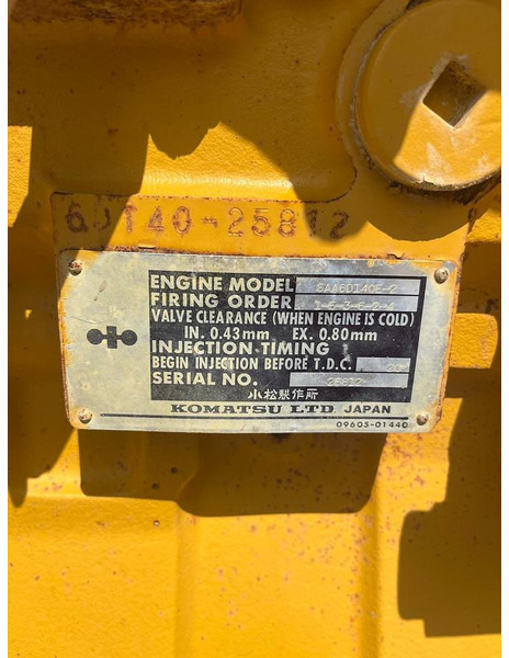 Komatsu SAA6D140E-2 Komatsu engine HD325 - Motor: obrázek 5 Komatsu SAA6D140E-2 Komatsu engine HD325 - Motor: obrázek 5
