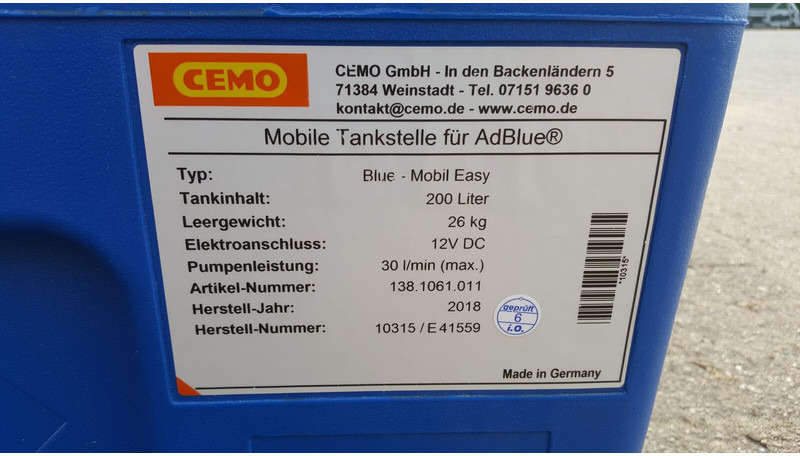 ADBLUE tank - Cisternové vozidlo: obrázek 4 ADBLUE tank - Cisternové vozidlo: obrázek 4