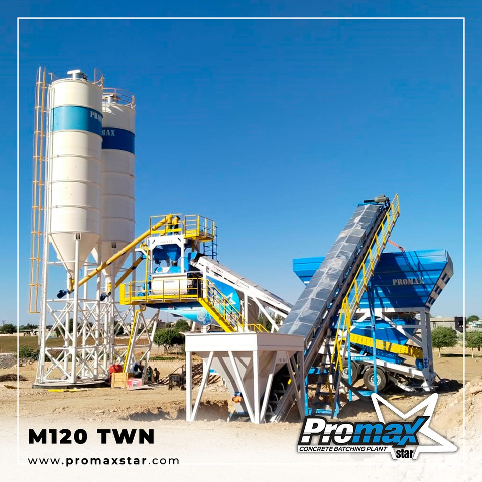 Mobile Concrete Batching Plant M120-TWN (120m3/h) - Betonárna: obrázek 1 Mobile Concrete Batching Plant M120-TWN (120m3/h) - Betonárna: obrázek 1