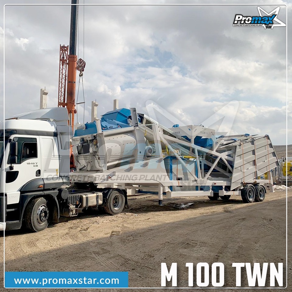 PROMAX MOBILE CONCRETE BATCHING PLANT M100-TWN (100m3/h) - Betonárna: obrázek 5 PROMAX MOBILE CONCRETE BATCHING PLANT M100-TWN (100m3/h) - Betonárna: obrázek 5