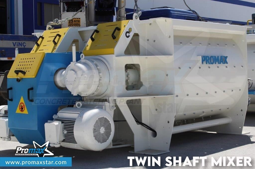 Promax 2m3 / 3m3 / 5m3 TWIN SHAFT MIXER - Stavební míchačka: obrázek 1 Promax 2m3 / 3m3 / 5m3 TWIN SHAFT MIXER - Stavební míchačka: obrázek 1
