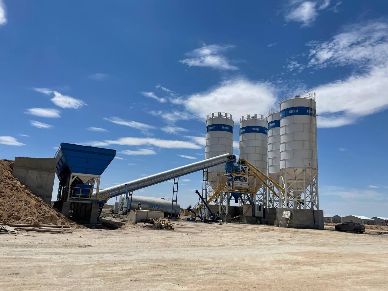 Promax Stationary Concrete Batching Plant S200-TWN (200m3/h) - Betonárna: obrázek 1 Promax Stationary Concrete Batching Plant S200-TWN (200m3/h) - Betonárna: obrázek 1