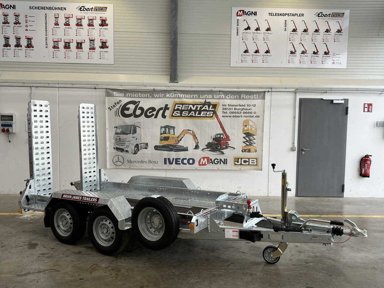 Brian James Cargo Digger Plant 2 / Länge: 2.800mm / 2.700kg - Podvalníkový přívěs: obrázek 1 Brian James Cargo Digger Plant 2 / Länge: 2.800mm / 2.700kg - Podvalníkový přívěs: obrázek 1