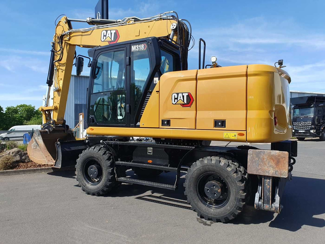 CAT M318 / 2022 / nur 286h! / Tieflöffel / Pratzen - Kolesové rýpadlo: obrázek 3 CAT M318 / 2022 / nur 286h! / Tieflöffel / Pratzen - Kolesové rýpadlo: obrázek 3