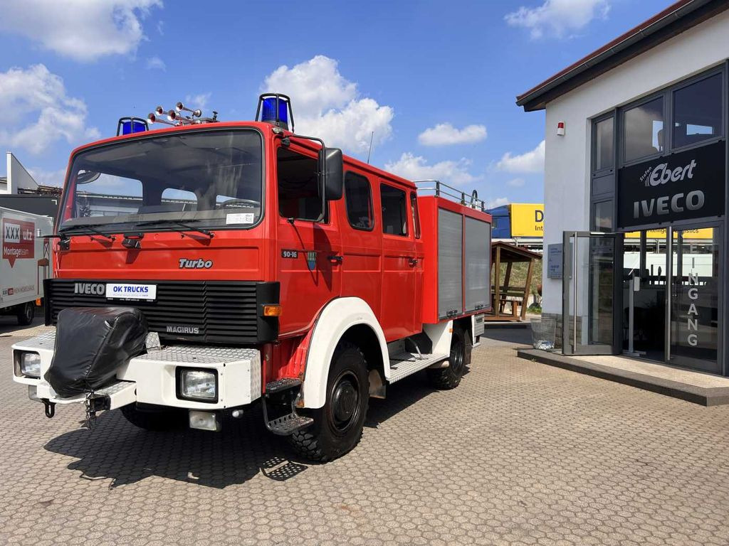 Iveco 90-16 AW 4x4 LF8 Feuerwehr Standheizung 9 Sitze - Hasičský vůz: obrázek 1 Iveco 90-16 AW 4x4 LF8 Feuerwehr Standheizung 9 Sitze - Hasičský vůz: obrázek 1