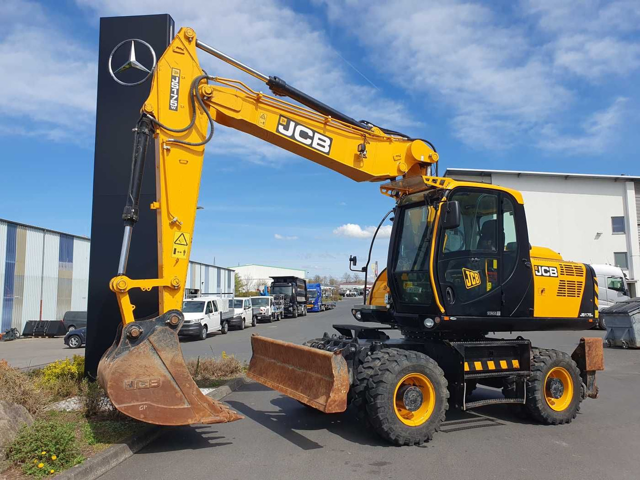 JCB JS 175 W / 2024 / nur 622h! / 1x Tieflöffel - Kolesové rýpadlo: obrázek 1 JCB JS 175 W / 2024 / nur 622h! / 1x Tieflöffel - Kolesové rýpadlo: obrázek 1