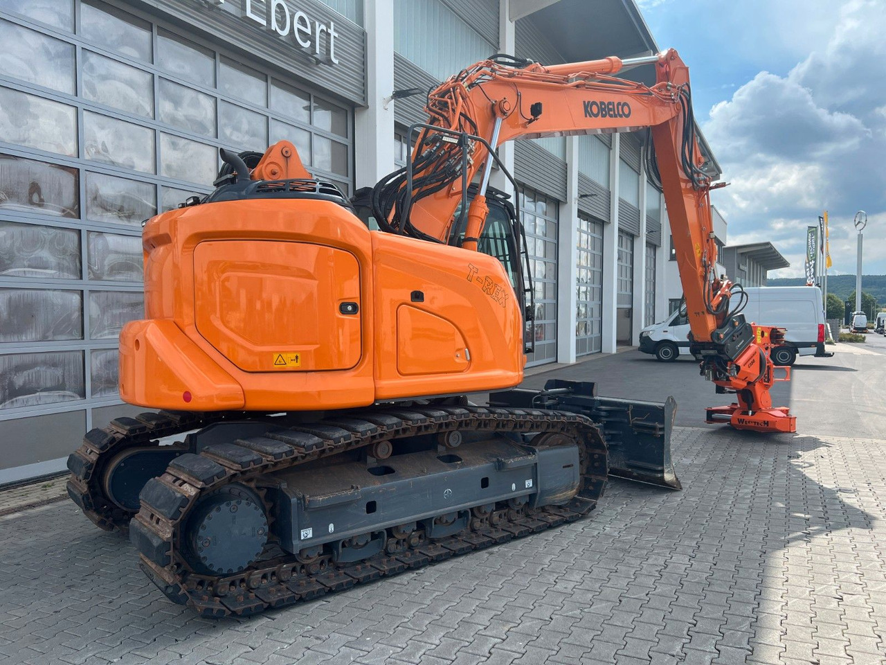 Pásové rýpadlo Kobelco ED160 BR-7 / nur 999h! / Woodcracker Löffelpaket: obrázek 9