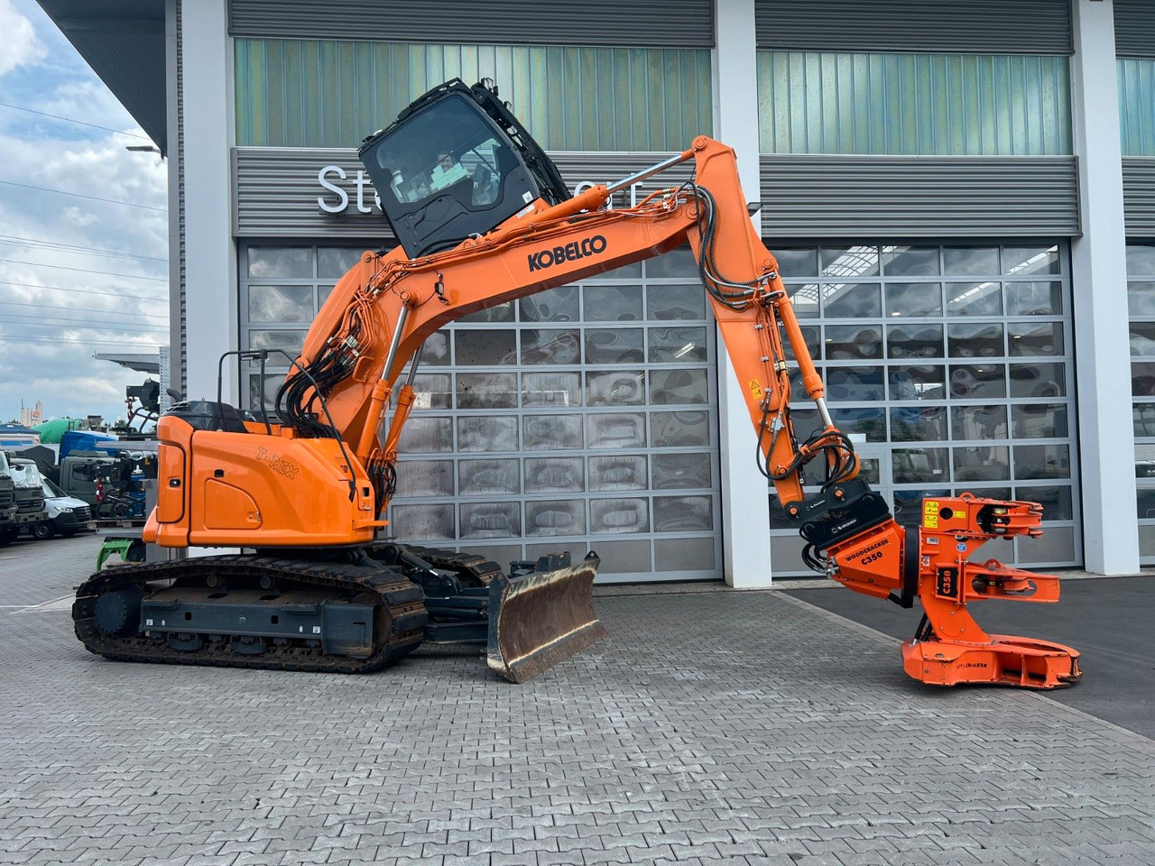 Pásové rýpadlo Kobelco ED160 BR-7 / nur 999h! / Woodcracker Löffelpaket: obrázek 11