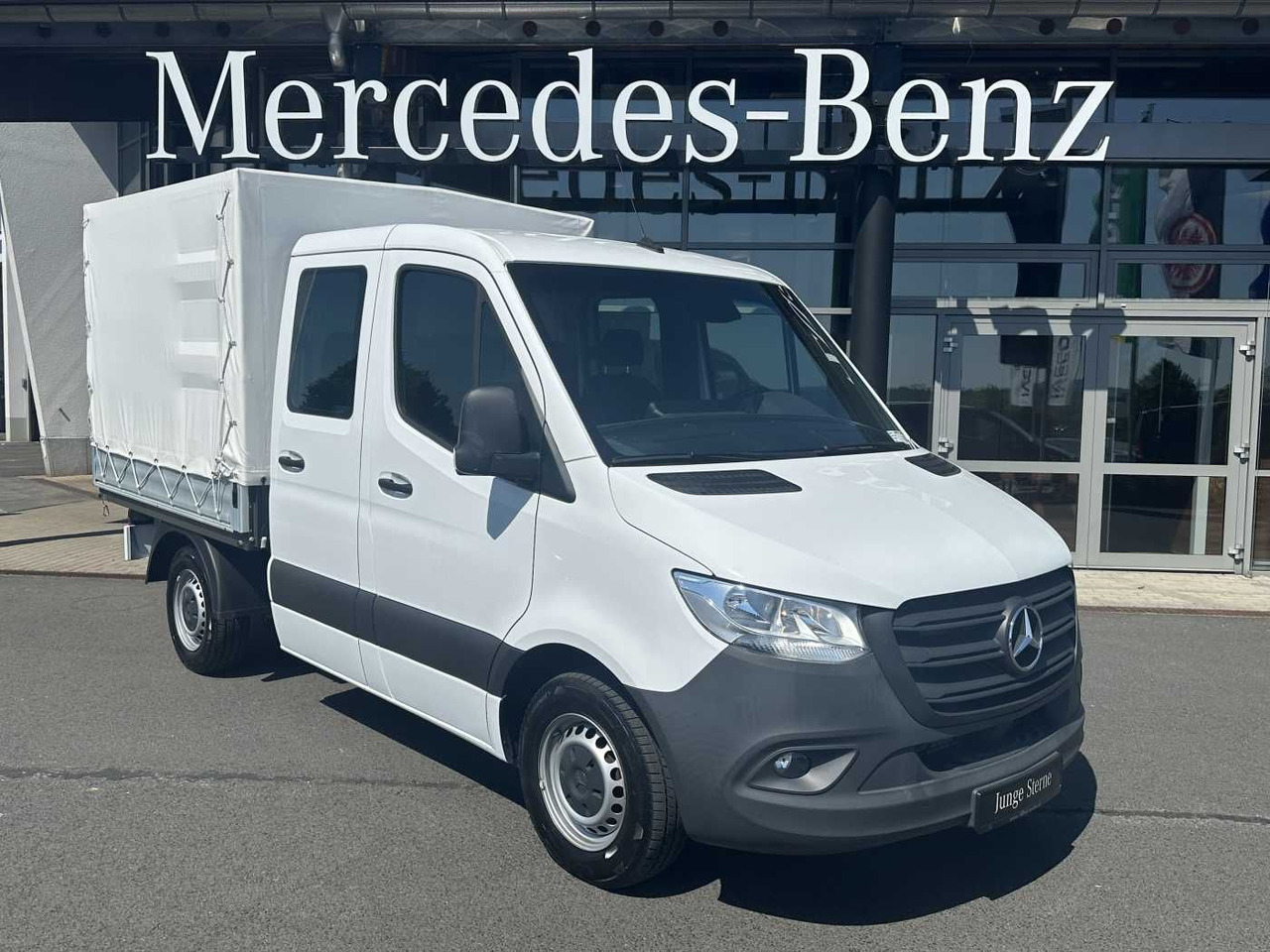 Mercedes-Benz Sprinter 215 CDI DoKa 9G Klima AHK Tempomat SHZ - Plachtová dodávka: obrázek 1 Mercedes-Benz Sprinter 215 CDI DoKa 9G Klima AHK Tempomat SHZ - Plachtová dodávka: obrázek 1
