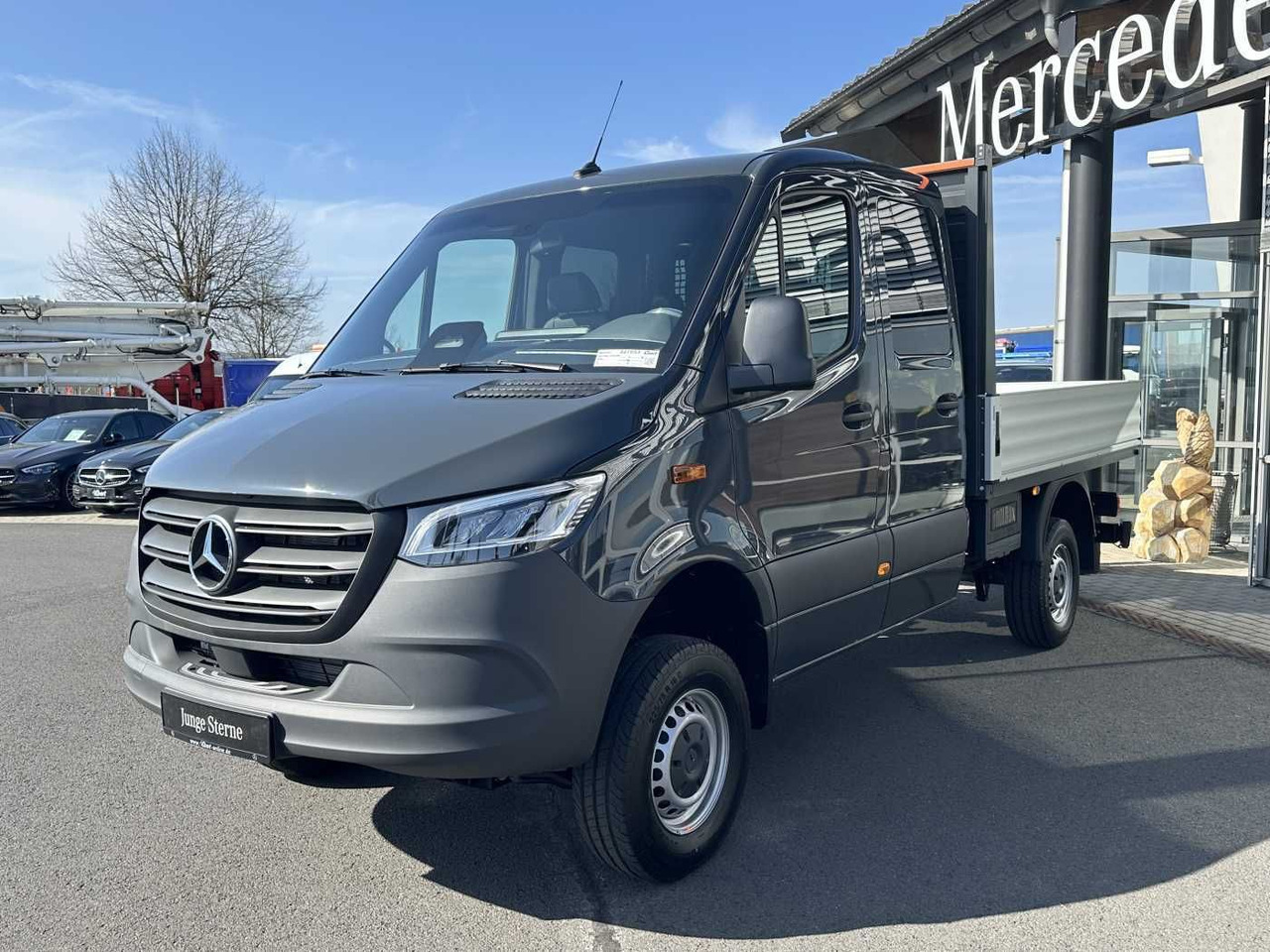 Mercedes-Benz Sprinter 319 CDI DoKa 3665 4x4 Klima AHK LED - Dodávka valník, Dodávka s dvojitou kabinou: obrázek 3 Mercedes-Benz Sprinter 319 CDI DoKa 3665 4x4 Klima AHK LED - Dodávka valník, Dodávka s dvojitou kabinou: obrázek 3