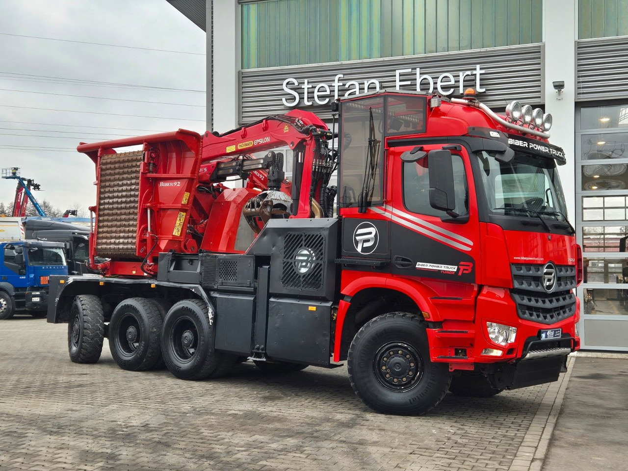 Mercedes-Benz TUROX 8x8 Eschlböck Biber 92 Holzhacker / 1.512h - Lesovůz, Auto s hydraulickou rukou: obrázek 2 Mercedes-Benz TUROX 8x8 Eschlböck Biber 92 Holzhacker / 1.512h - Lesovůz, Auto s hydraulickou rukou: obrázek 2