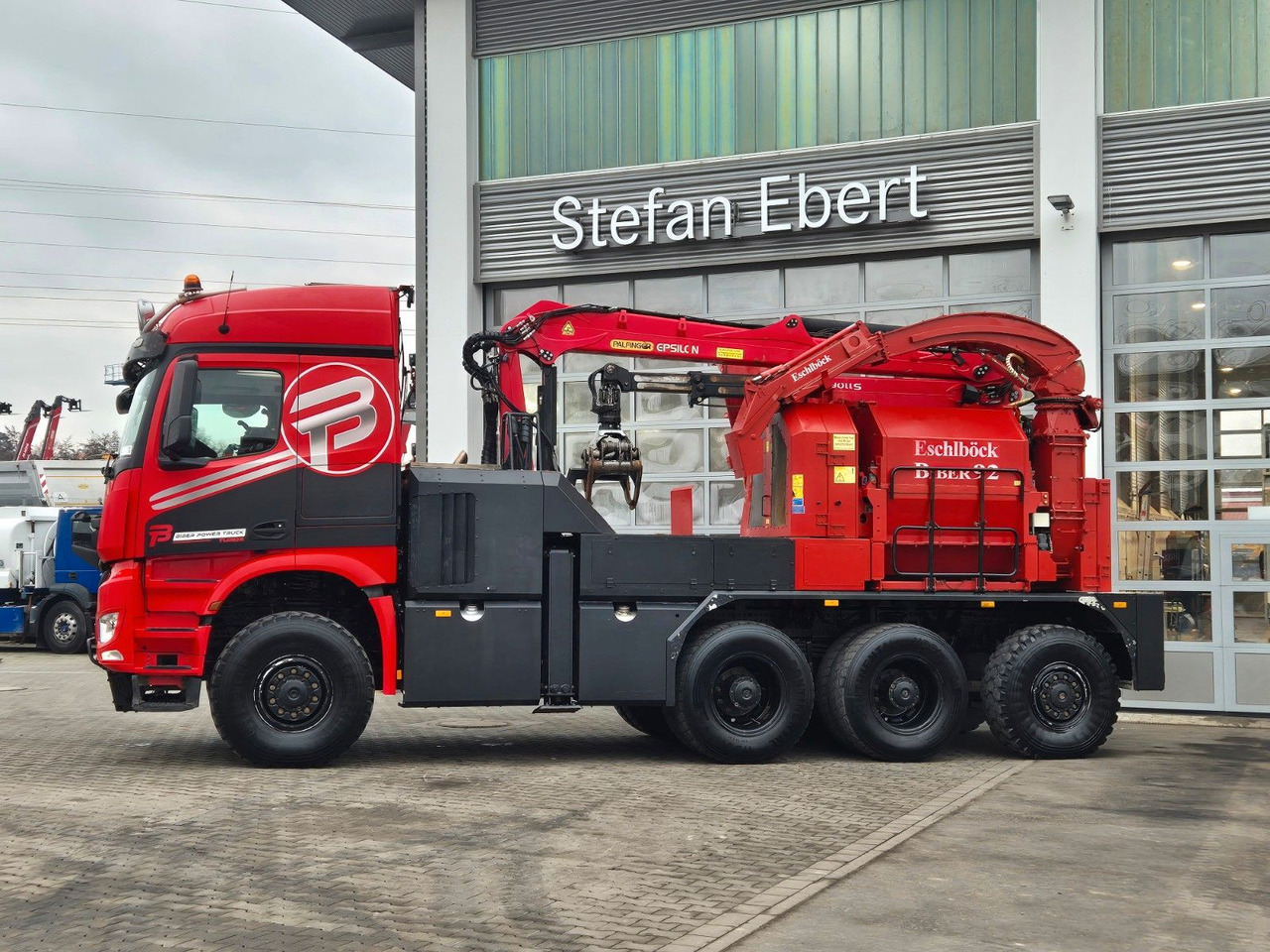 Mercedes-Benz TUROX 8x8 Eschlböck Biber 92 Holzhacker / 1.512h - Lesovůz, Auto s hydraulickou rukou: obrázek 5 Mercedes-Benz TUROX 8x8 Eschlböck Biber 92 Holzhacker / 1.512h - Lesovůz, Auto s hydraulickou rukou: obrázek 5