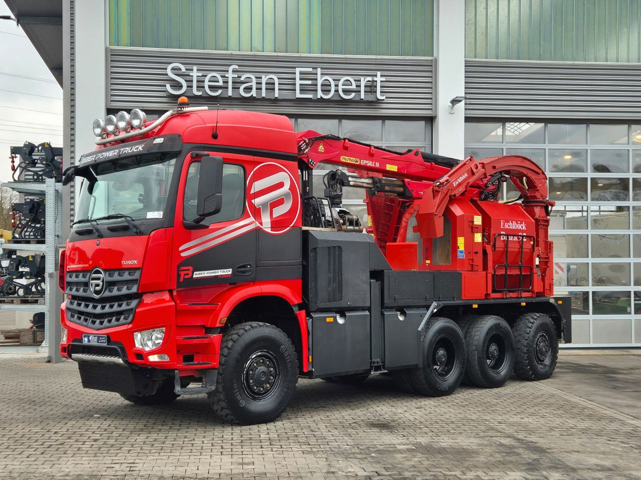 Mercedes-Benz TUROX 8x8 Eschlböck Biber 92 Holzhacker / 1.512h - Lesovůz, Auto s hydraulickou rukou: obrázek 1 Mercedes-Benz TUROX 8x8 Eschlböck Biber 92 Holzhacker / 1.512h - Lesovůz, Auto s hydraulickou rukou: obrázek 1
