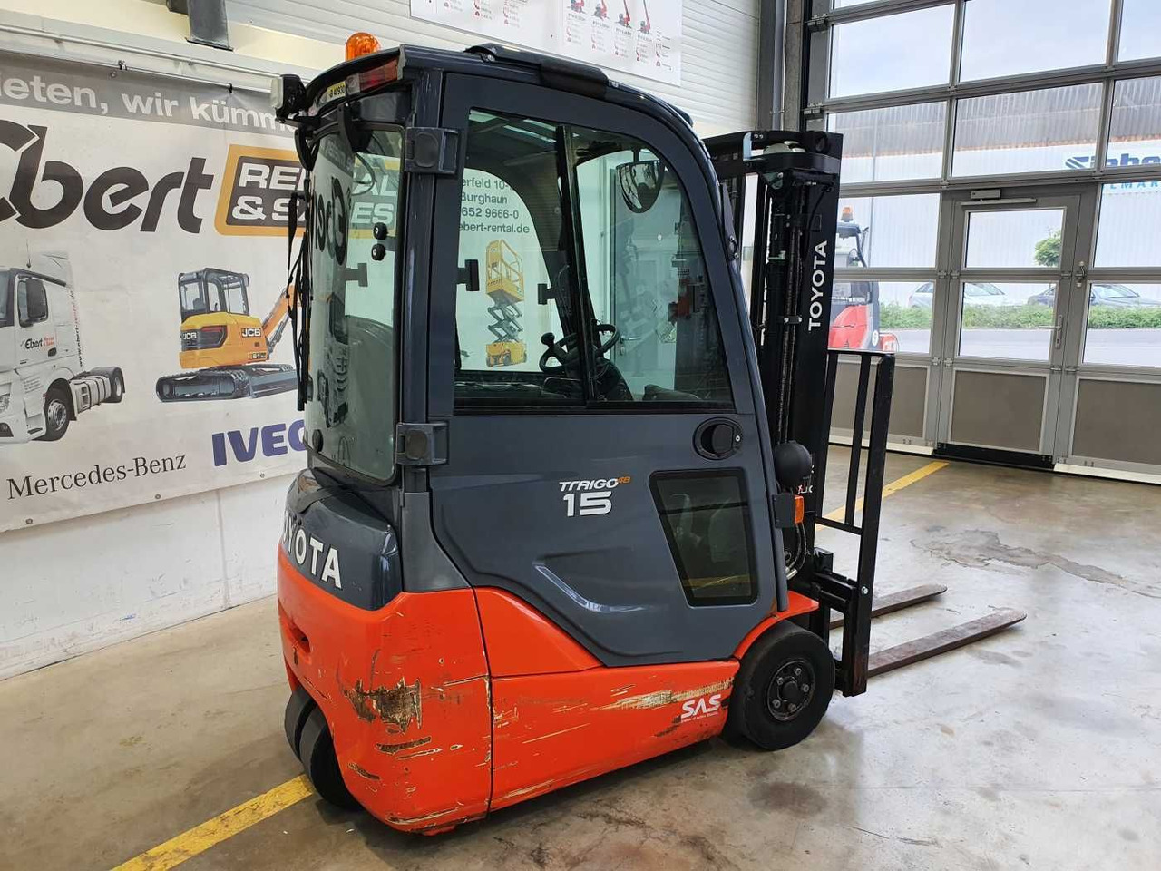 Toyota 8FBET15 / Batterie 07/2023 / HH: 4.3m! / 2.849h - Elektrický vysokozdvižný vozík: obrázek 3 Toyota 8FBET15 / Batterie 07/2023 / HH: 4.3m! / 2.849h - Elektrický vysokozdvižný vozík: obrázek 3