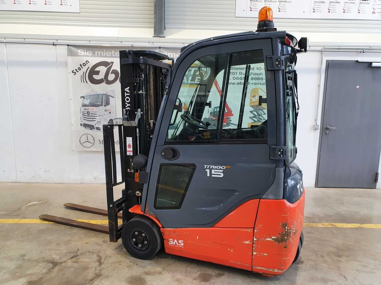 Toyota 8FBET15 / Batterie 07/2023 / HH: 4.3m! / 2.849h - Elektrický vysokozdvižný vozík: obrázek 5 Toyota 8FBET15 / Batterie 07/2023 / HH: 4.3m! / 2.849h - Elektrický vysokozdvižný vozík: obrázek 5
