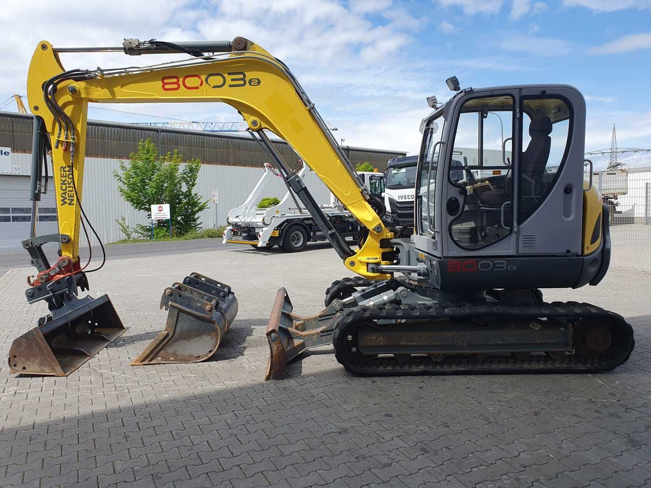 Pásové rýpadlo Wacker 8003 / MS08 / nur 4.035h / 2014 / Löffelpaket: obrázek 6