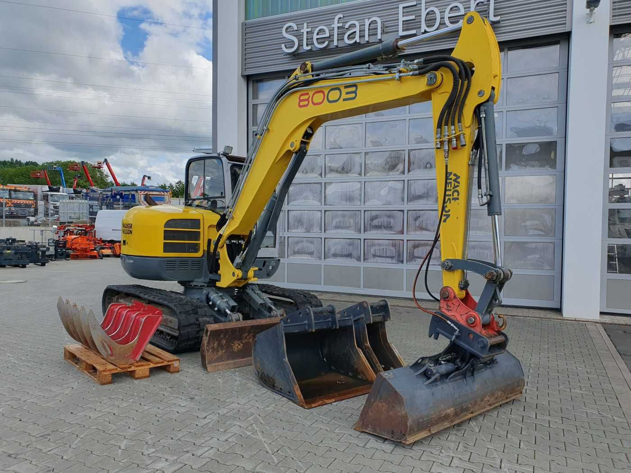 Wacker 8003 / MS08 / nur 4.035h / 2014 / Löffelpaket - Pásové rýpadlo: obrázek 2 Wacker 8003 / MS08 / nur 4.035h / 2014 / Löffelpaket - Pásové rýpadlo: obrázek 2