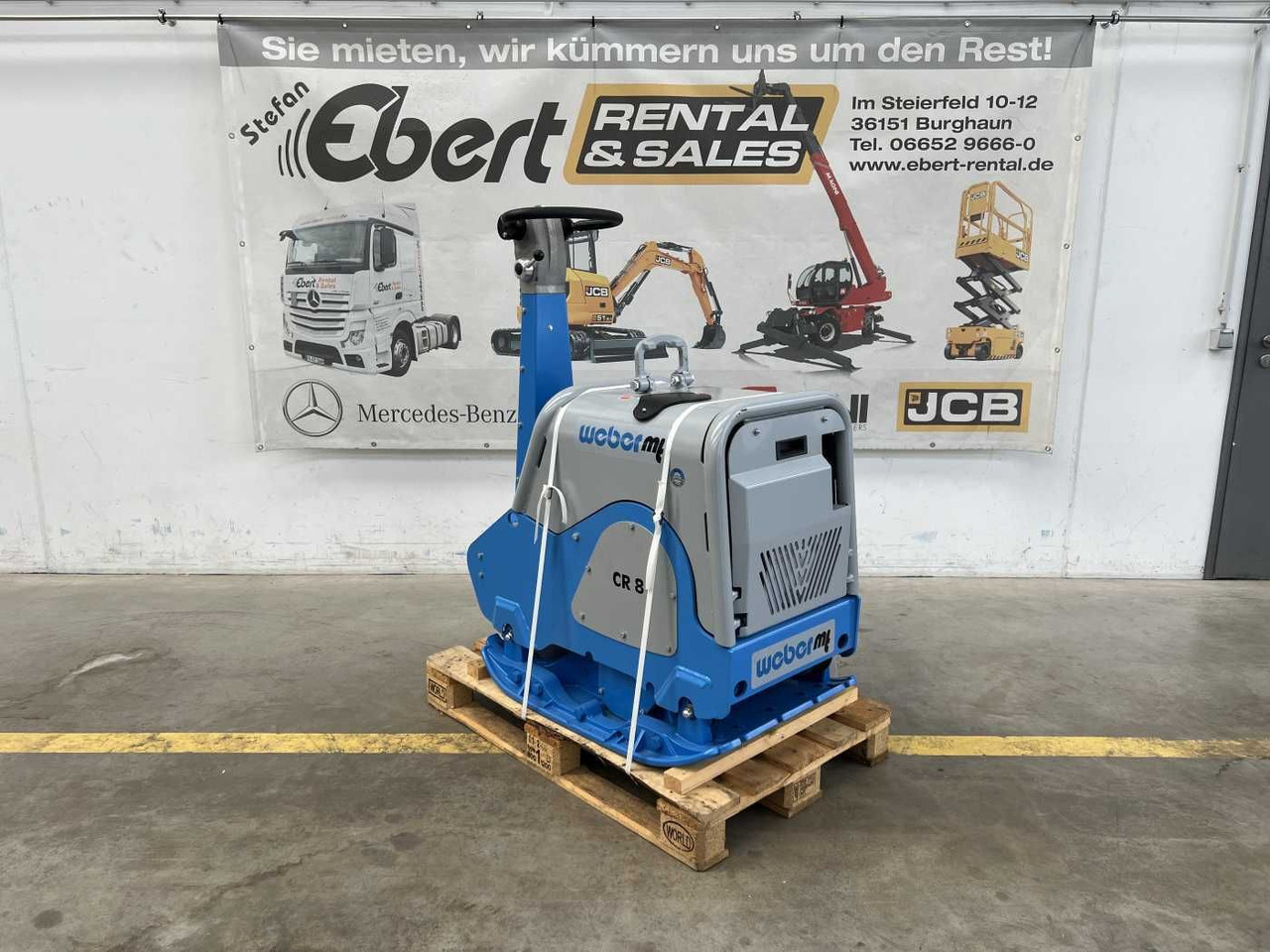 Weber CR 8 MDM Hatz-Diesel / 601kg / DEMO / 2022 - Vibrační deska: obrázek 1 Weber CR 8 MDM Hatz-Diesel / 601kg / DEMO / 2022 - Vibrační deska: obrázek 1
