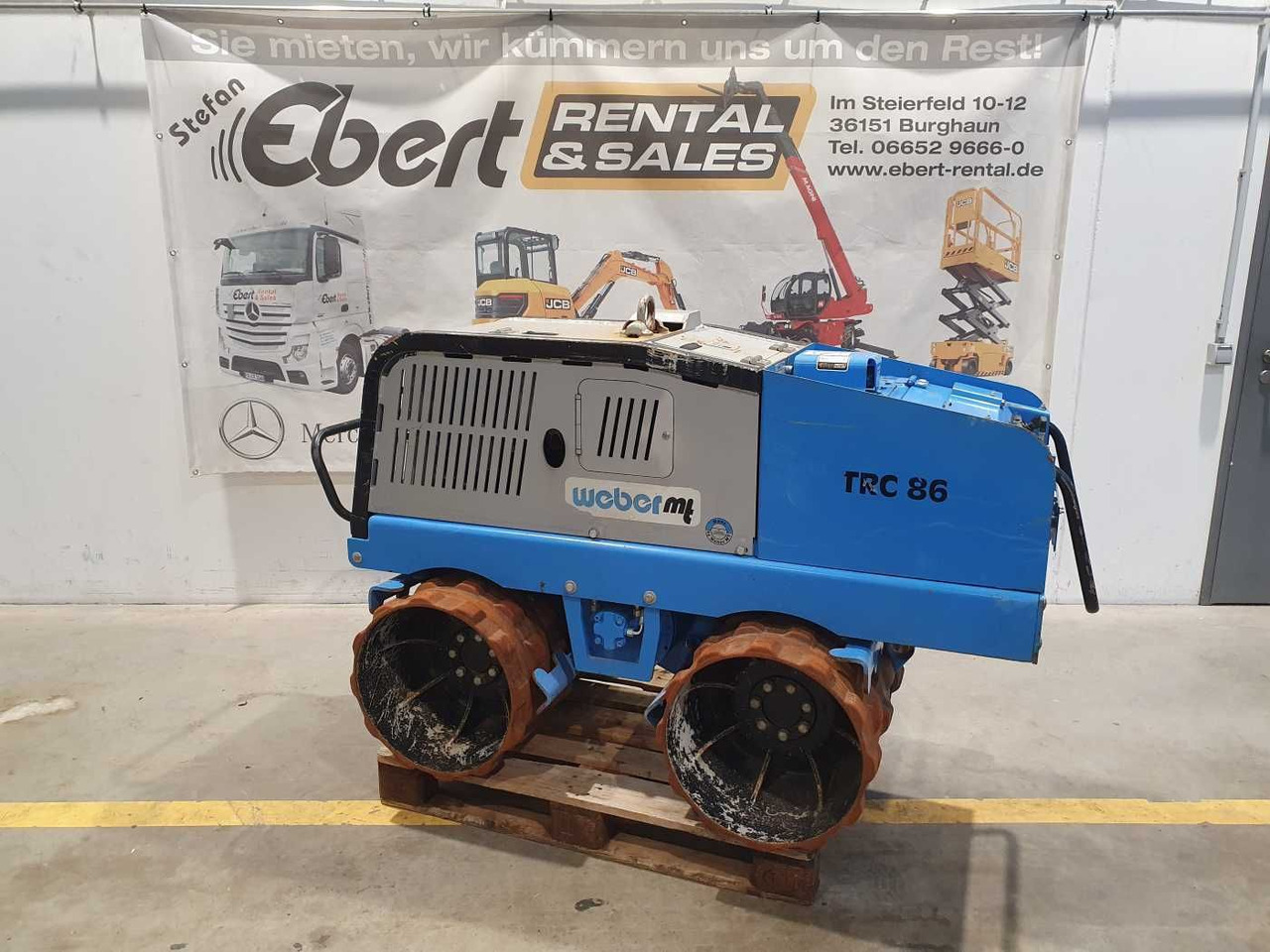 Weber TRC 86 Grabenwalze / 2020 / Funk / nur 112h - Mini válec: obrázek 1 Weber TRC 86 Grabenwalze / 2020 / Funk / nur 112h - Mini válec: obrázek 1