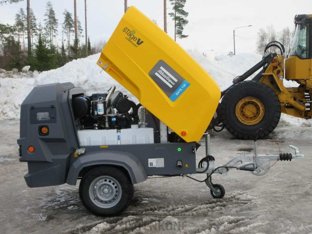 Mobilní kompresor Atlas Copco XATS 138 StV Vaunukompressori UUSI: obrázek 14