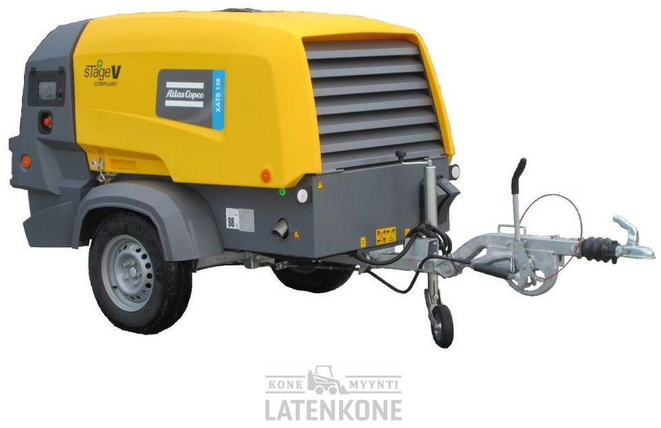 Mobilní kompresor Atlas Copco XATS 138 StV Vaunukompressori UUSI: obrázek 6