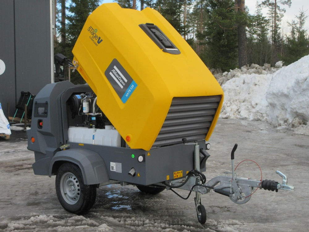 Mobilní kompresor Atlas Copco XATS 138 StV Vaunukompressori UUSI: obrázek 7