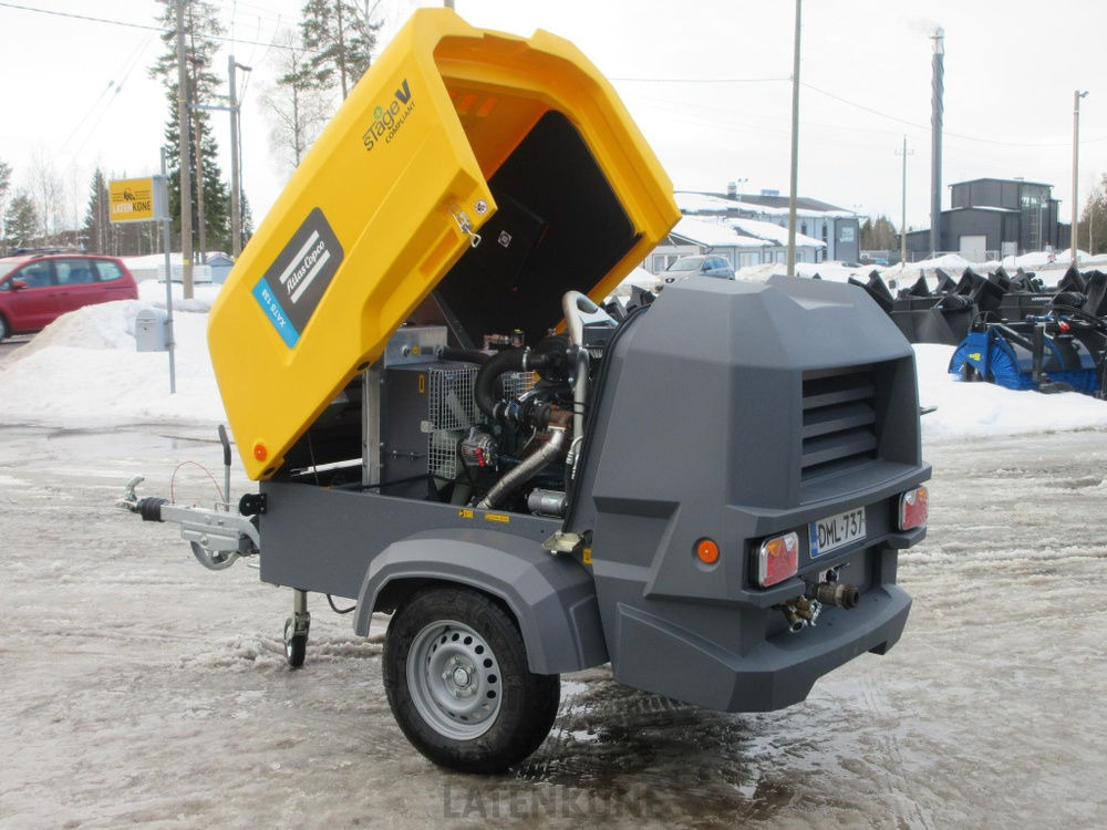 Mobilní kompresor Atlas Copco XATS 138 StV Vaunukompressori UUSI: obrázek 11