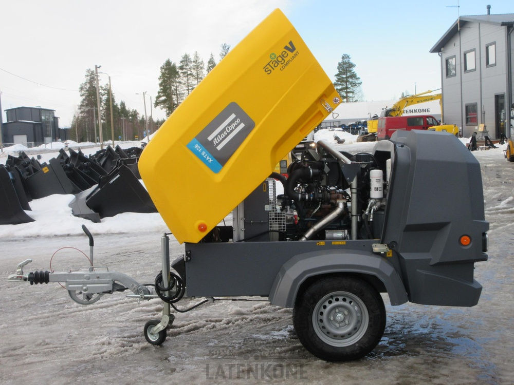 Mobilní kompresor Atlas Copco XATS 138 StV Vaunukompressori UUSI: obrázek 10