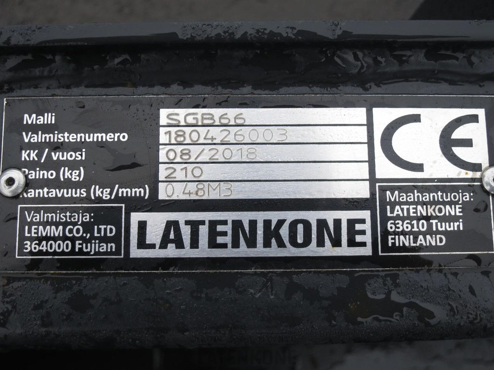 Lžíce pro Stavební technika Bobcat yleiskauha 170cm: obrázek 14