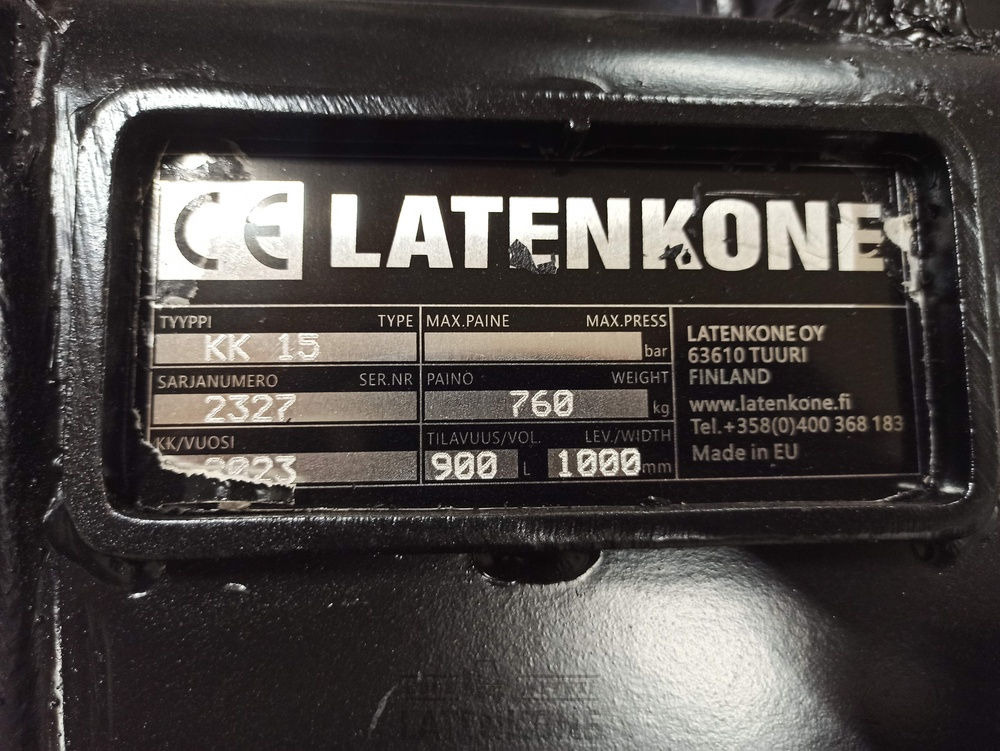 Lžíce pro Stavební technika Laten Kuokkakauha 1000mm NTP10: obrázek 9