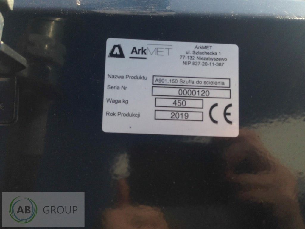 ArkMET bedding shovel A901.150, 1.71 m3 - Zařízení pro chov skotu: obrázek 3 ArkMET bedding shovel A901.150, 1.71 m3 - Zařízení pro chov skotu: obrázek 3