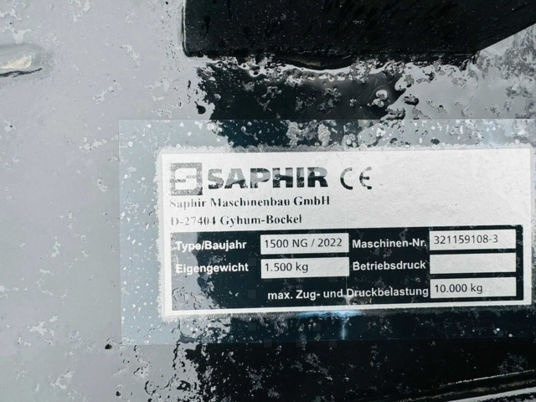 Saphir BALAST do ciągnika SAPHIR 1500 kg, 2022 rok produkcji - Protizávaží pro Traktor: obrázek 2 Saphir BALAST do ciągnika SAPHIR 1500 kg, 2022 rok produkcji - Protizávaží pro Traktor: obrázek 2