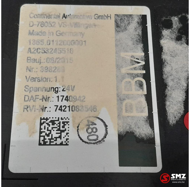 DAF Occ ECU BBM regeleenheid DAF - Řídicí blok pro Nákladní auto: obrázek 5 DAF Occ ECU BBM regeleenheid DAF - Řídicí blok pro Nákladní auto: obrázek 5