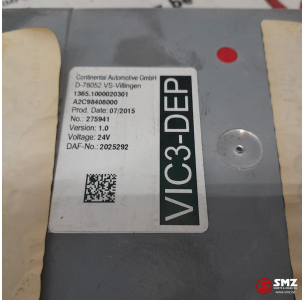 DAF Occ ECU VIC3 regeleenheid DAF - Řídicí blok pro Nákladní auto: obrázek 5 DAF Occ ECU VIC3 regeleenheid DAF - Řídicí blok pro Nákladní auto: obrázek 5