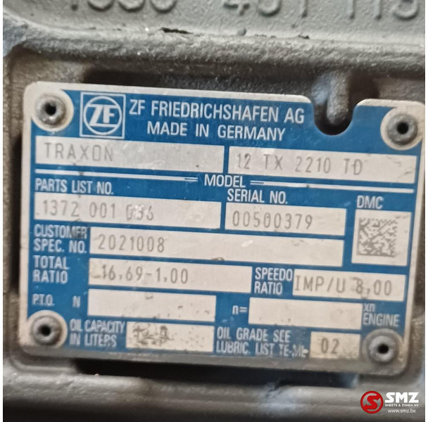 DAF Occ versnellingsbak 12TX2210TD DAF - Převodovka pro Nákladní auto: obrázek 5 DAF Occ versnellingsbak 12TX2210TD DAF - Převodovka pro Nákladní auto: obrázek 5