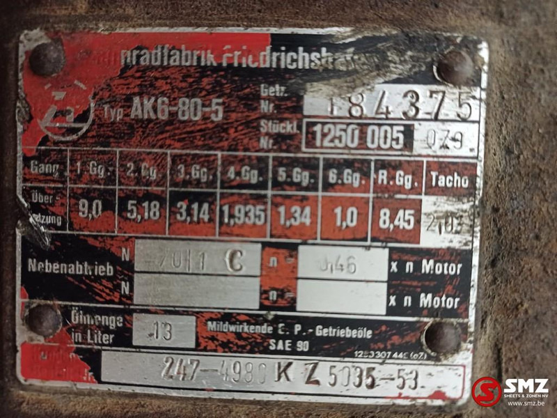 Deutz Occ motor F6L413V Deutz + versnellingsbak AK6-80-5 - Motor pro Nákladní auto: obrázek 5 Deutz Occ motor F6L413V Deutz + versnellingsbak AK6-80-5 - Motor pro Nákladní auto: obrázek 5
